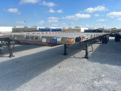 2008 Transcraft Eagle RS2 53 ft T/A Spread Axle Flatbed Trailer