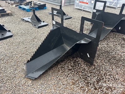 2025 Kit Containers QT-TS-40 Stump Skid Steer Bucket (Unused)