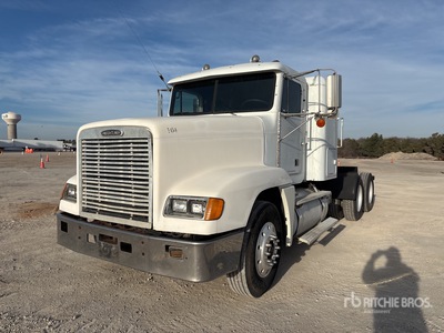 1990 Freightliner FLD 120 6x4 T/A Sleeper Truck Tractor