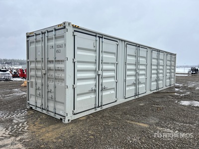 2025 40 ft High Cube Multi-Door Storage Container