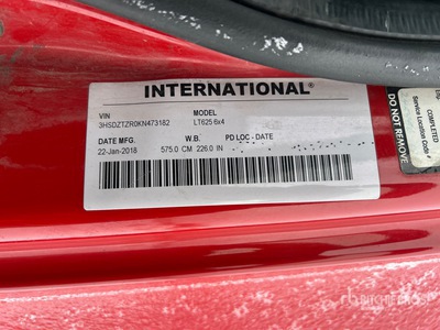 2019 International LT625 6x4 T/A Sleeper Truck Tractor