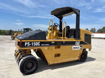 2007 Cat PS-150C 9 Wheel Gummiradwalze