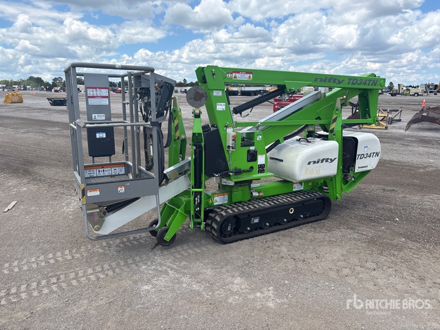 2023 Nifty-Lift TD34TN Crawler Diesel Articulating Boom Lift