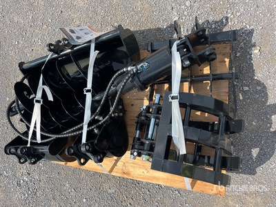 Quantity of (9) 2026 AGT 12EX-ATA Mini Excavator Attachments (Unused)