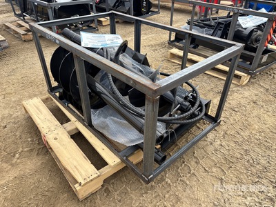 2026 Mower King SSECAG-Y Skid Steer Auger (Unused)