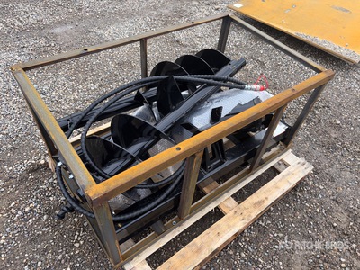 2026 Mower King SSECAG-Y Skid Steer Auger (Unused)