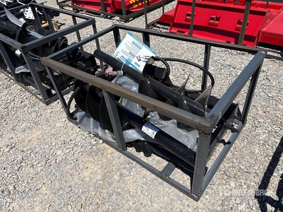 2026 Mower King SSECAG-Y Skid Steer Auger (Unused)