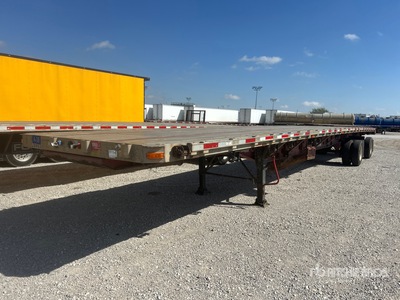 2008 Transcraft Eagle RS2 53 ft T/A Spread Axle Flatbed Trailer