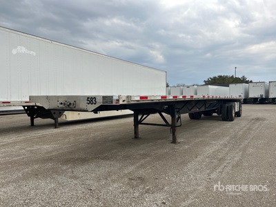 2017 Transcraft 48 ft T/A Flatbed Trailer