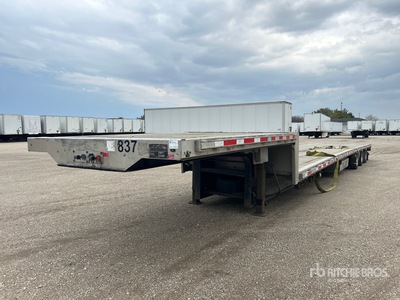 2019 Benson 53 ft Tri/A Single Drop Step Deck Trailer