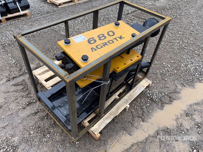 2026 AGT PD680-PZ Skid Steer Post Driver (Unused)