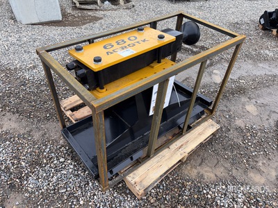 2026 AGT PD680-PZ Skid Steer Post Driver (Unused)