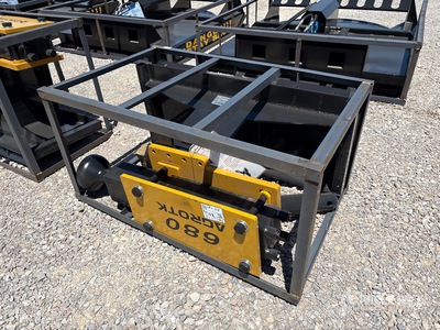 2026 AGT PD680-PZ 8 in Skid Steer Post Driver (Unused)