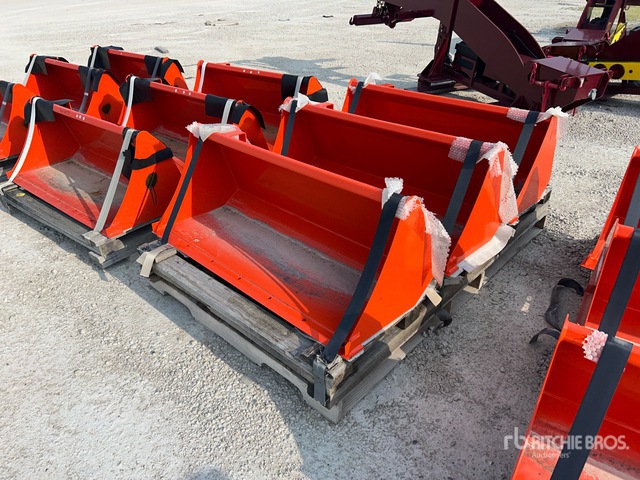 Quantity of (3) Kubota 47 in General Purpose Pin-On Ag Tractor Bucket