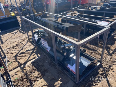 2026 Mower King SPA84 84 in 4-Way Skid Steer Dozer (Unused)