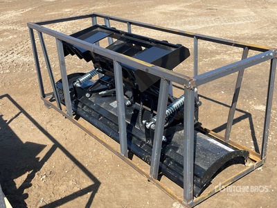 2026 Mower King SPA84 84 in 4-Way Skid Steer Dozer (Unused)