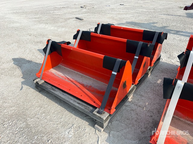 Quantity of (3) Kubota 47 in General Purpose Pin-On Ag Tractor Bucket