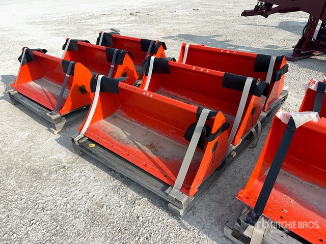 Quantity of (3) Kubota 47 in General Purpose Pin-On Ag Tractor Bucket