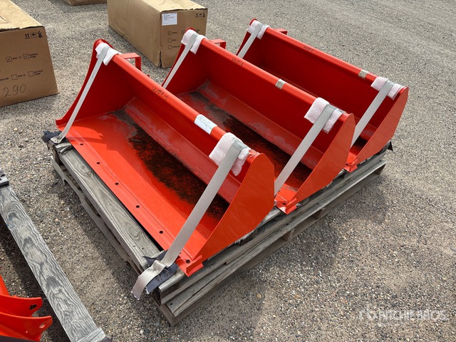 Quantity of (3) Kubota 47 in Pin-On Ag Tractor Bucket
