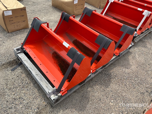 Quantity of (3) Kubota 47 in Pin-On Ag Tractor Bucket