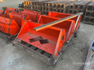 Quantity of (3) 47 in General Purpose Pin-On Ag Tractor Bucket