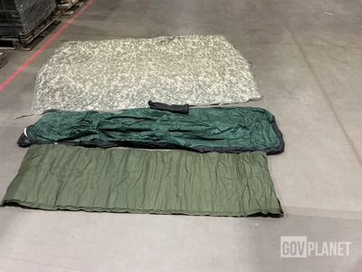 (25) Wet Weather Poncho Liners, (10) Bivy Covers & Assorted Items