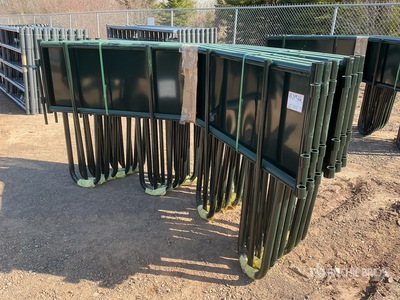 Quantity of (2) 2025 BYT HDTBF45 HD Tombstone Bale Viehfutterautomat (Unused)