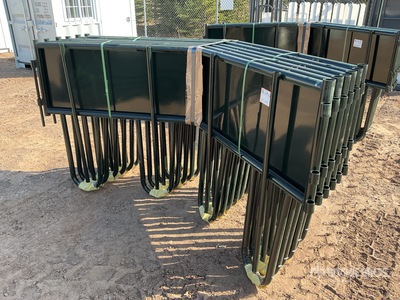 Quantity of (2) 2025 BYT HDTBF45 HD Tombstone Bale Viehfutterautomat (Unused)