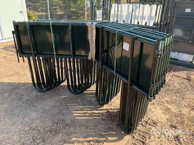 Quantity of (2) 2025 BYT HDTBF45 HD Tombstone Bale Viehfutterautomat (Unused)