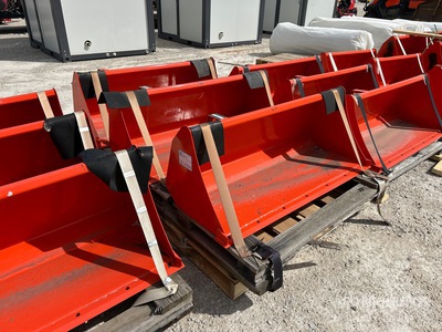 Quantity of (3) 47 in Pin-On Ag Tractor Bucket