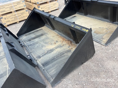 Mid-State 78 In High Capacity Skid Steer Bucket (Unused)