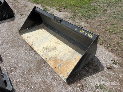 Mid-State 72 In Low Profile Skid Steer Bucket (Unused)