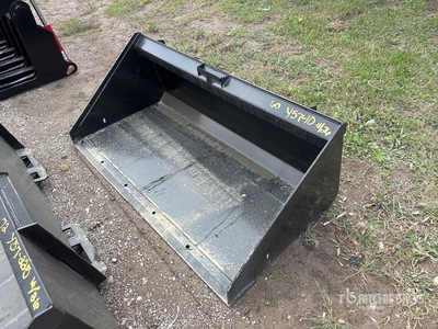 Mid-State 60 in Low Profile Skid Steer Bucket (Unused)