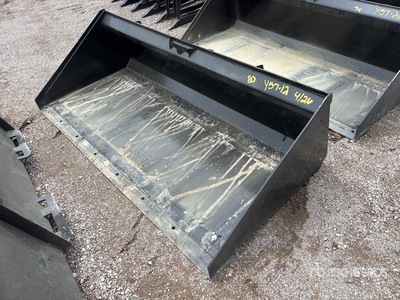 Mid-State 80 In Low Profile Skid Steer Bucket (Unused)