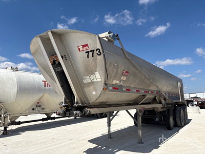 2018 Travis S/97 30 ft T/A Frameless End Dump Trailer