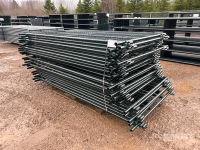 Quantity of (24) 2025 BYT MSPP07 7 ft Mesh Sheep Panel para ganado (Unused)