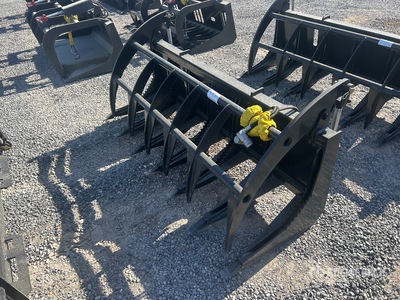 Mid-State 72 in Stump Skid Steer Grapple