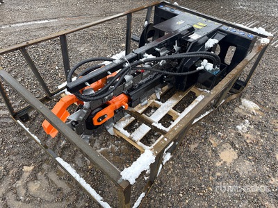 2026 Mower King ECSSCT72 60 in スキッドステア トレンチャー (Unused)