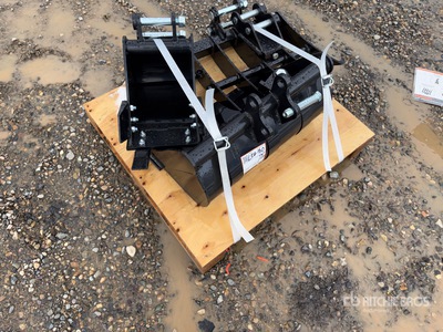 Quantity of (5) 2026 AGT 12EX-SET5 Mini Excavator Attachments (Unused)