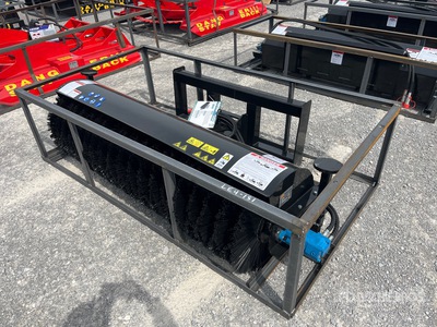 2026 Mower King SSAB72 72 in Skid Steer Broom (Unused)