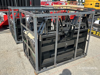 Quantity of (5) 2026 AGT SSCPF48-4400-WFF Skid Steer Forks (Unused)