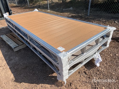 Quantity of (2) 2026 BYT BDF410 4 ft x 10 ft Aluminum Boat Dock Section Kit