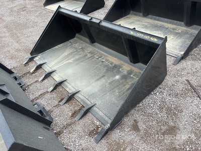 All-Star 78 in High Capacity w/ Teeth Skid Steer Bucket (Unused)