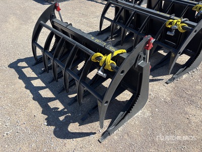 All-Star 72 In E-Series Skid Steer Root Rake (Unused)