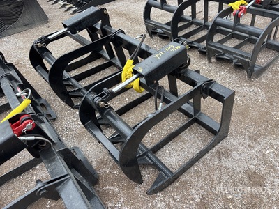 All-Star 72 In E-Series Root Skid Steer Grapple (Unused)