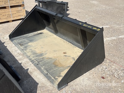 Mid-State 74 In High Capacity Skid Steer Bucket (Unused)