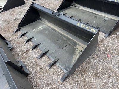 All-Star 78 in Low Pro w/ Teeth Skid Steer Bucket (Unused)