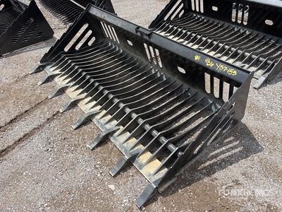 All-Star 84 in Rock w/ Teeth Skid Steer Bucket (Unused)