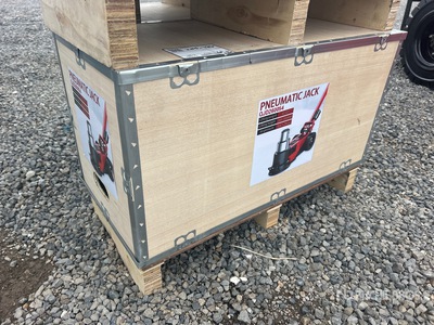 2026 STARVOX JB80T-2 80 ton Pneumatic/Hydraulic Floor Jack (Unused)