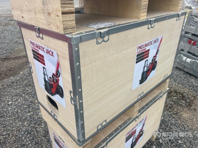 2026 STARVOX JB80T-2 80 ton Pneumatic/Hydraulic Floor Jack (Unused)